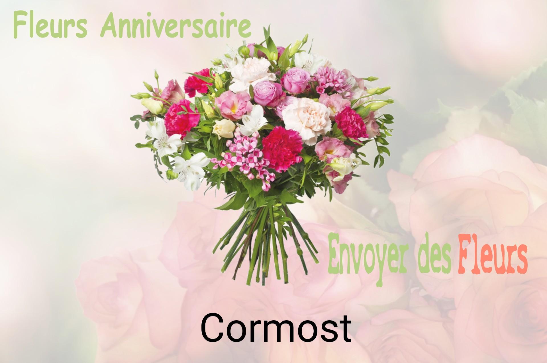Bouquet de fleurs d’anniversaire livré à Cormost